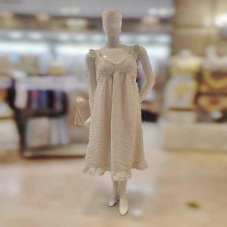 베이지플로킹 4600L컵드레스