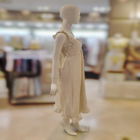 베이지플로킹 4600L컵드레스