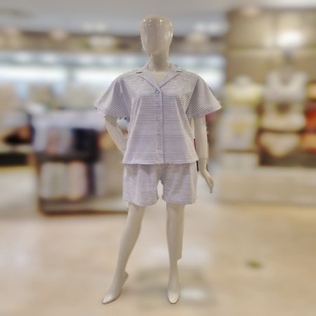 커플 반팔4597S 블루잠옷세트