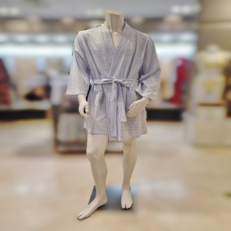 반팔남성4597S 블루잠옷로브가운세트