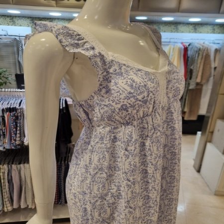 블루크레이프 4601L 원피스잠옷