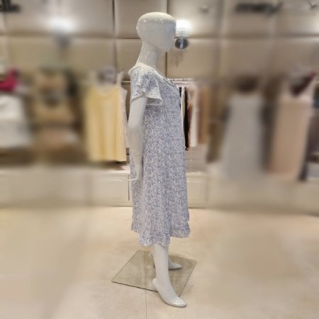 반팔네이비원피스 크레이프4601잠옷