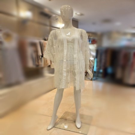 앙상블 올오버레이스4598로브가운