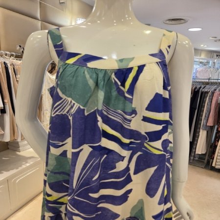 커플 블루4604프린트블루잠옷세트