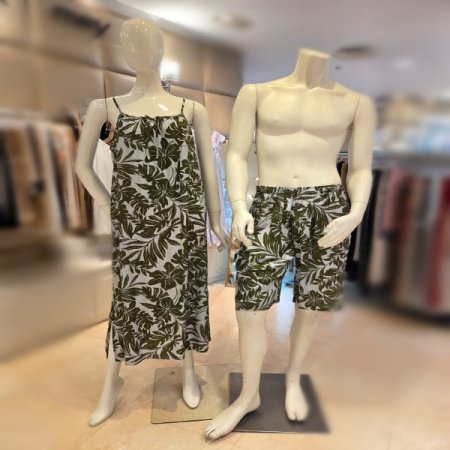 커플 4602L인견원피스세트잠옷