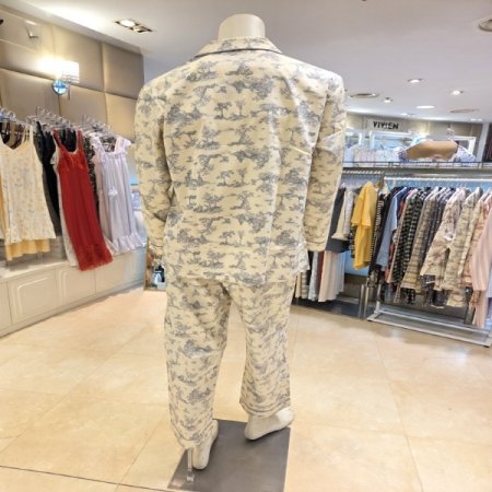 면주자프린트4610B 남성잠옷