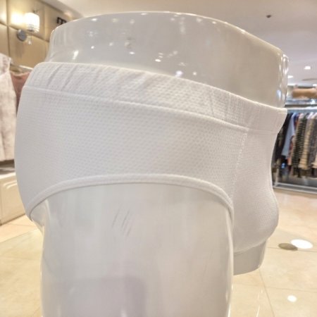 MEY 삼각4904B 화이트팬티