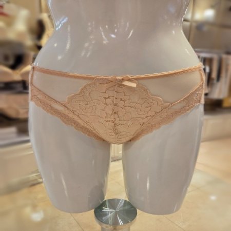 바바라 피치스킨4447N 힙레이스팬티