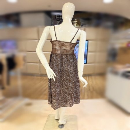 번아웃 프린트앙상블4613R브라운