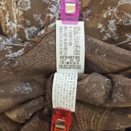 시스루 번아웃프린트4613S베이지슬립