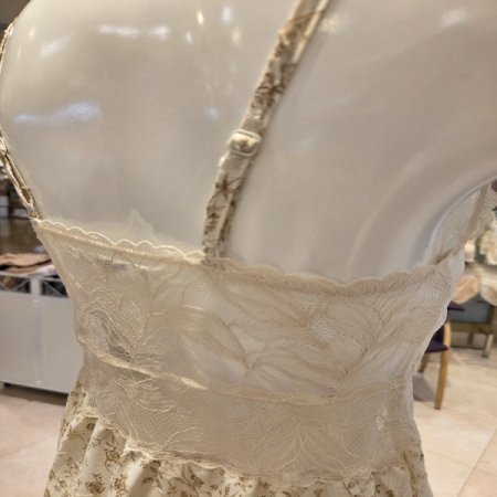 시스루 번아웃프린4613베이지캐미솔