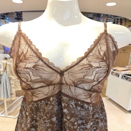 번아웃프린4613브라운캐미솔