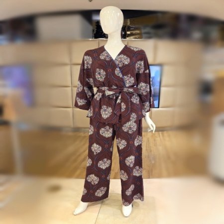 MEY 여성1021로브가운파자마세트