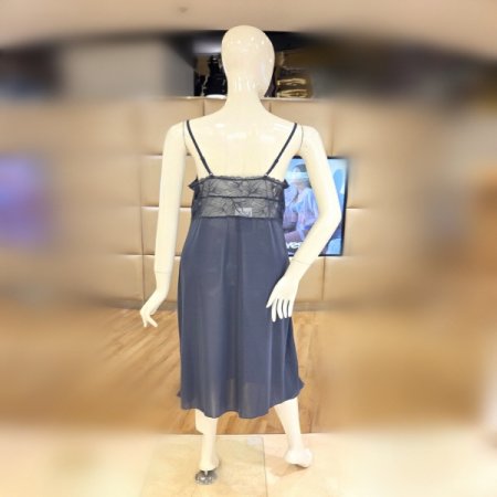 베가스무스블루그레이4807롱슬립