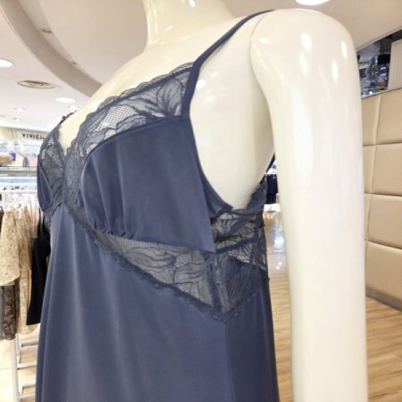 베가스무스블루그레이4807롱슬립