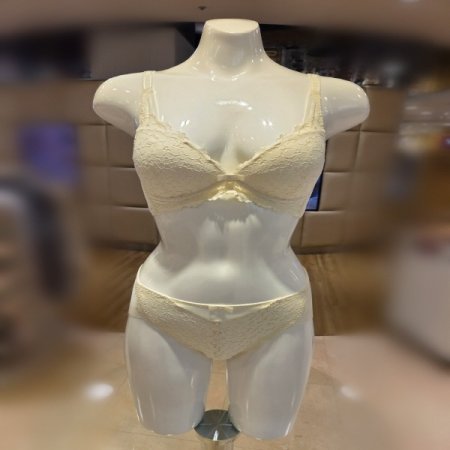 노와이어 4450크림브라렛햄세트