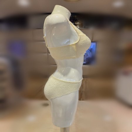 크림레이스 노와이어4450브라팬티세트