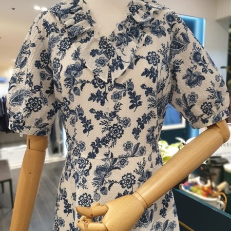 카밀리 프린트 여성 원피스