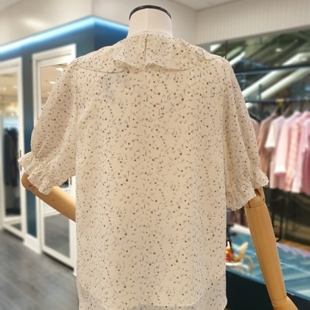 레이튼 프린트 블라우스