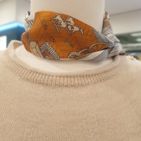 스카프 펌킨 PO 니트티