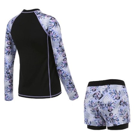 여성 티히티 가든 집업레쉬가드SET