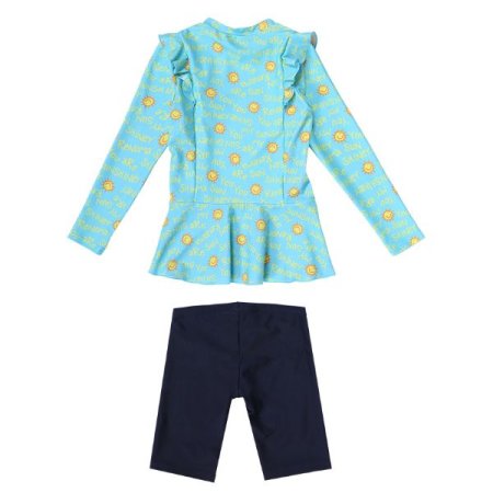 여아동 비치션샤임플레어레쉬가드수모세트