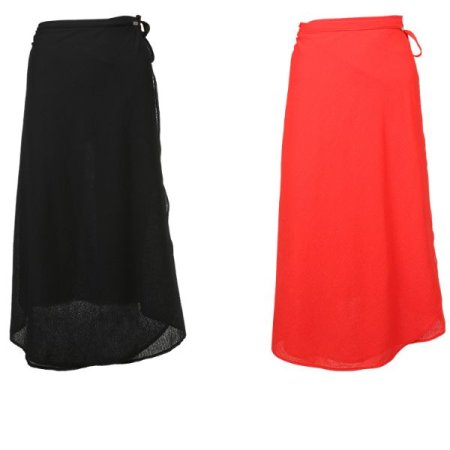 여성튤립 비치랩 스커트