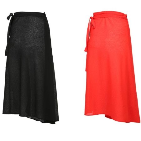 여성튤립 비치랩 스커트