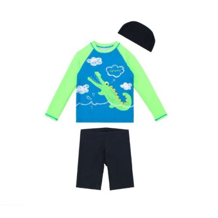 남 아동 스위밍 크로커다일 레쉬가드