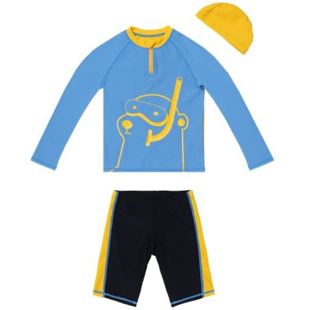 남아 비치 실내 베어 수모 상하세트