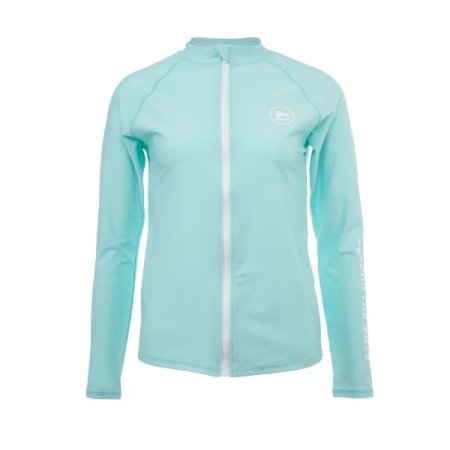 여성 베이직 집업 레쉬가드