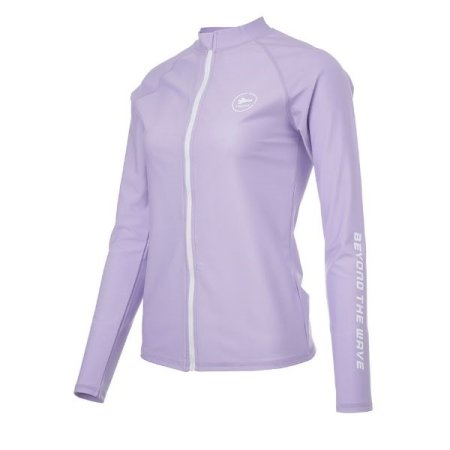 여성 베이직 집업 레쉬가드