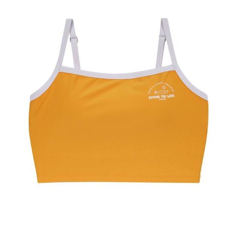 여성 포인트 로고 베이직 탑 브라