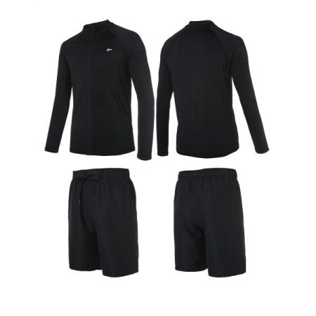 남성 심플 레쉬가드 바지 세트