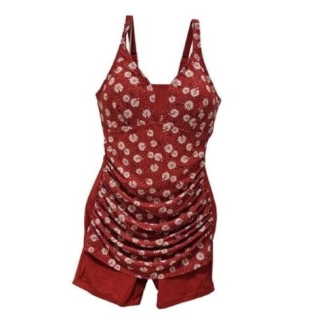 여성 U백 아쿠아 3부 반신수영복