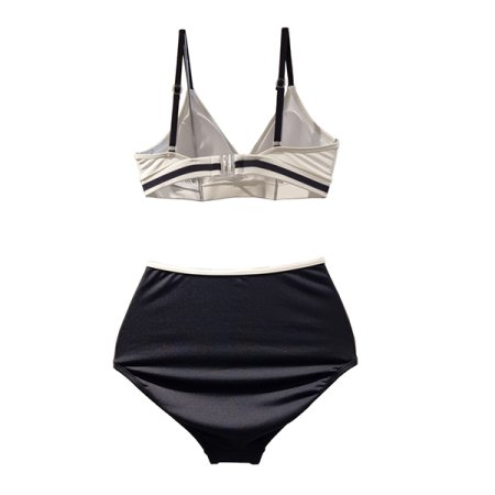 여성 솔리드 와이드 비키니