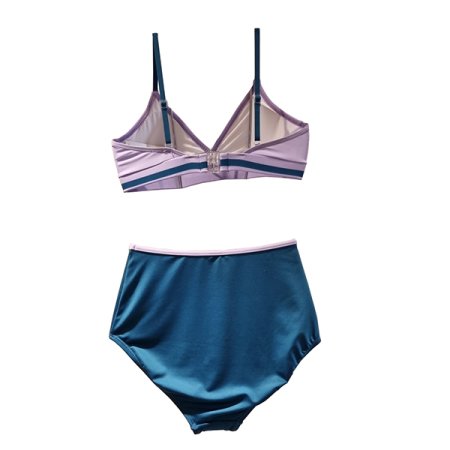 여성 솔리드 와이드 비키니