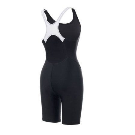 여성 솔리드 3부 반신 수영복