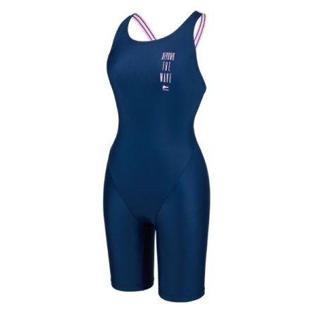 여성 솔리드 3부 반신 수영복