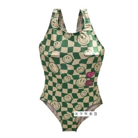 여아동 X백 스마일 실내 수영복