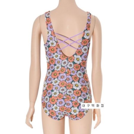 여성 러브 U백 실내수영복