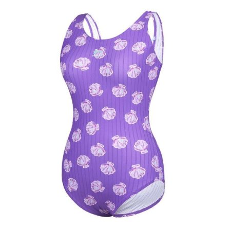 여성 조개패턴 U백 원피스수영복