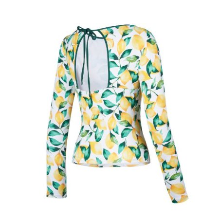 여성 레몬 커버업레쉬가드