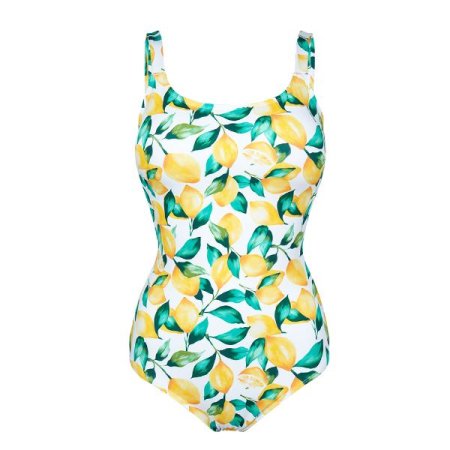 여성 레몬 비치 겸용아쿠아 원피스수영
