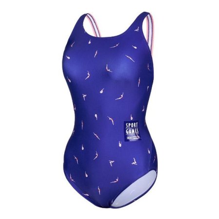 여성 다이빙 X백 실내수영복