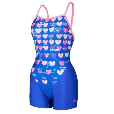 여성 하트2부 반신수영복