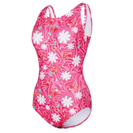 여성 앵두 U백 실내수영복