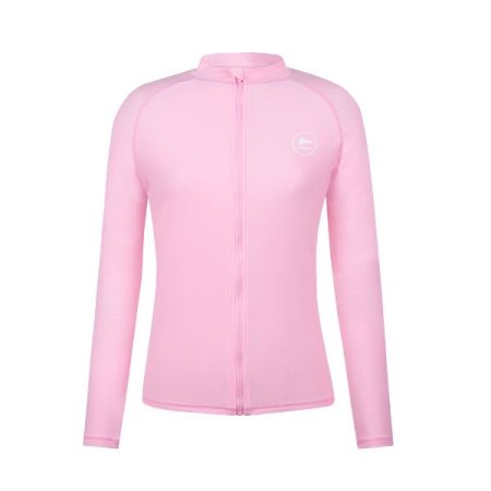 여성 베이직 집업 레쉬가드