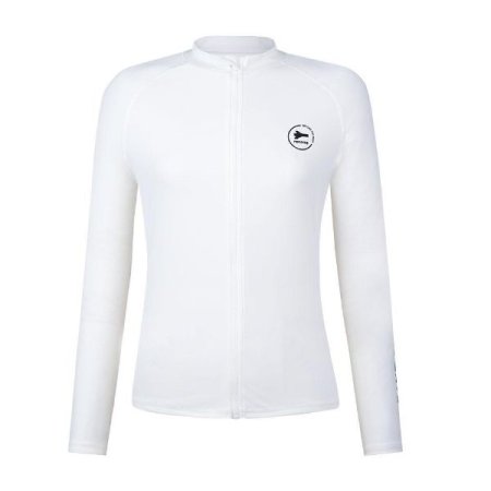 여성 베이직 집업 레쉬가드