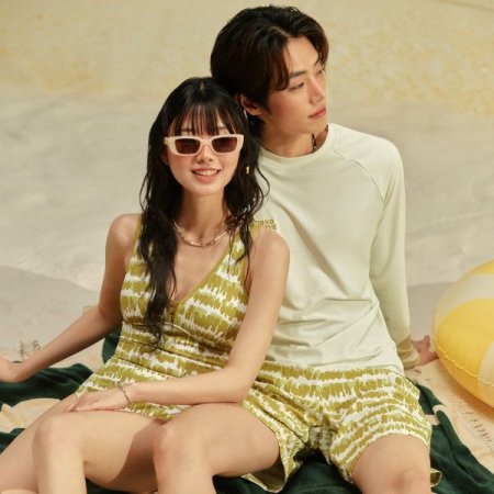 여성 아쿠아겸용 비치원피스수영복